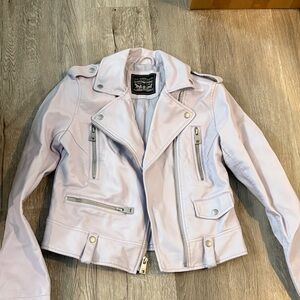 Light Pink Moto Jacket